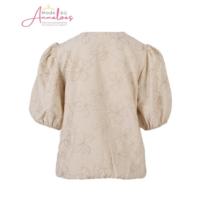 Enjoy Blouson Bloem Borduur 127612 Zand